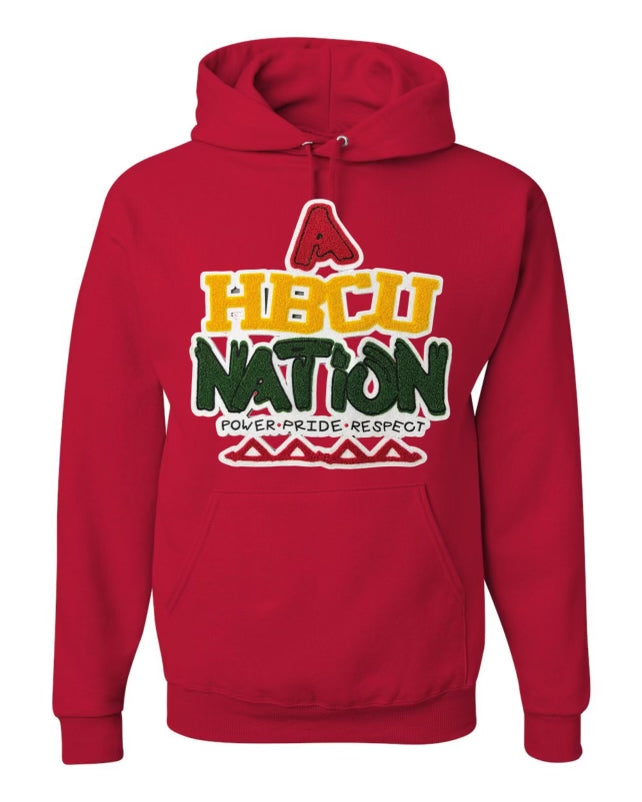 A HBCU NATION (Chenille Hoodie)