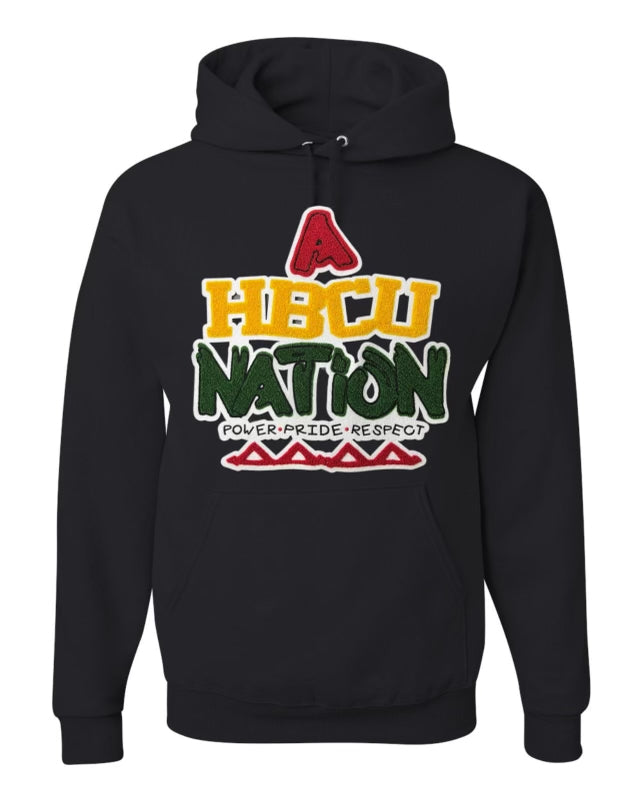 A HBCU NATION (Chenille Hoodie)