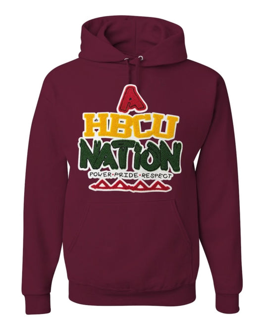 A HBCU NATION (Chenille Hoodie)