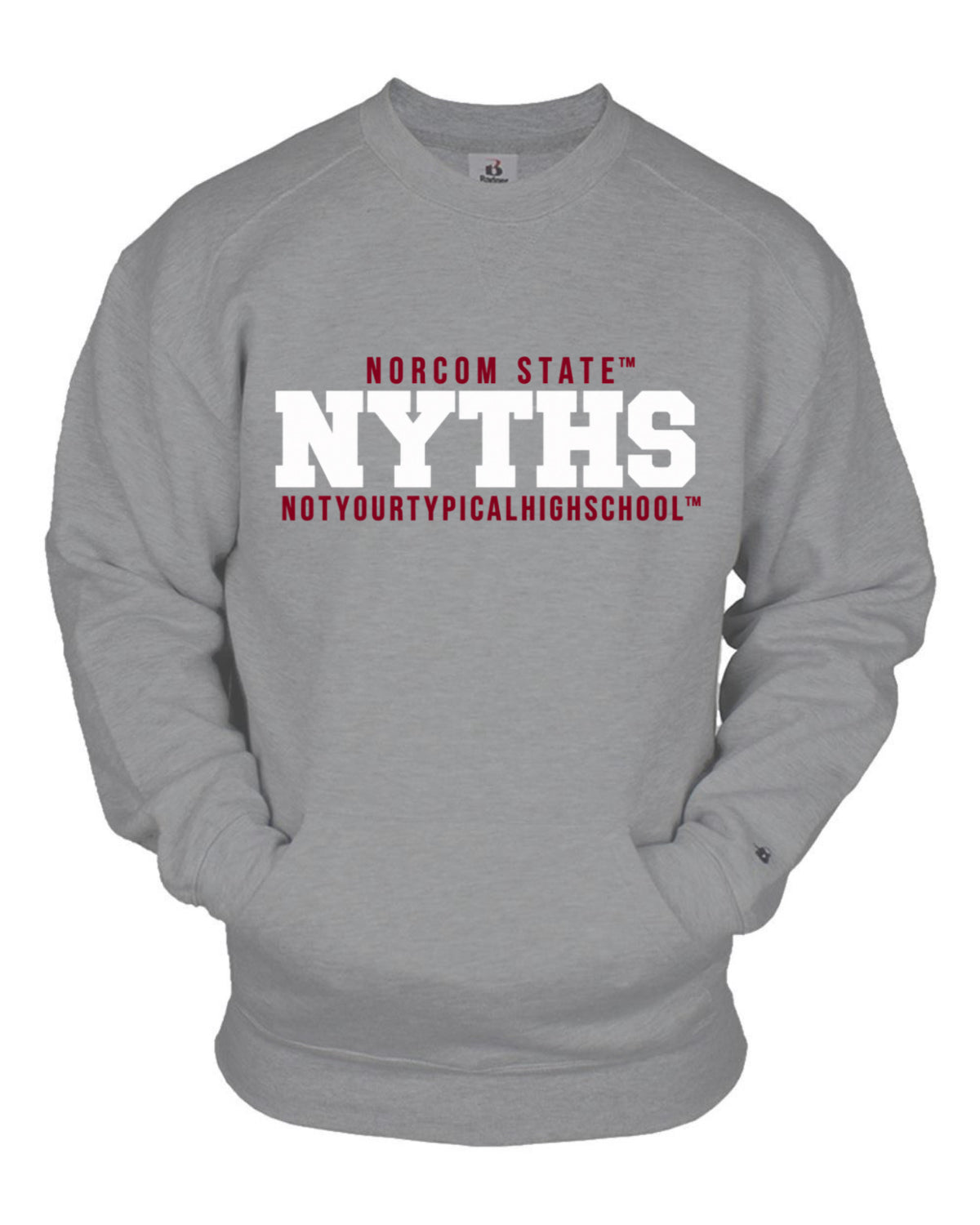 Norcom State NYTHS “ The School That We Love Best” Crewneck w/Pouch.